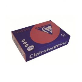 RISMA CLAIREFONTAINETROPHE A4 GR.210 FF250  ROSSO RIBES
