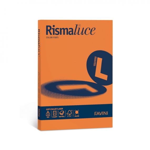 RISMALUCE FAVINI A4 GR.200 FF125 ARANCIO 