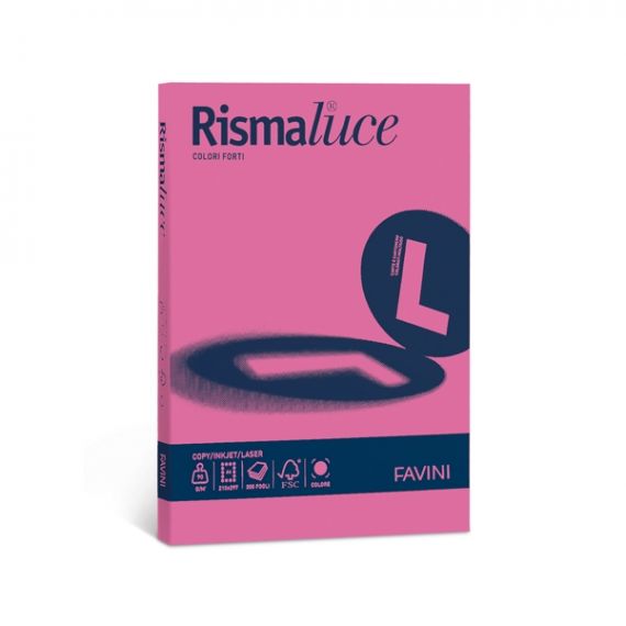 RISMALUCE FAVINI A4 GR.200 FF125 CICLAMINO 