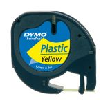 NASTRO DYMO LETRATAG 12X4 PLASTICA GIALLO 912020