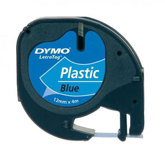 NASTRO DYMO LETRATAG 12X4 PLASTICA BLU 912050