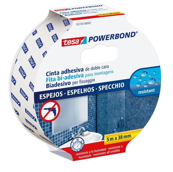 TESA BIADESIVO SPECCHI POWERBOND Formato mm 38x5 m