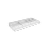 VASCHETTA PORTAOGGETTI ARDA MYDESK  26X12,5X2,8 BIANCO