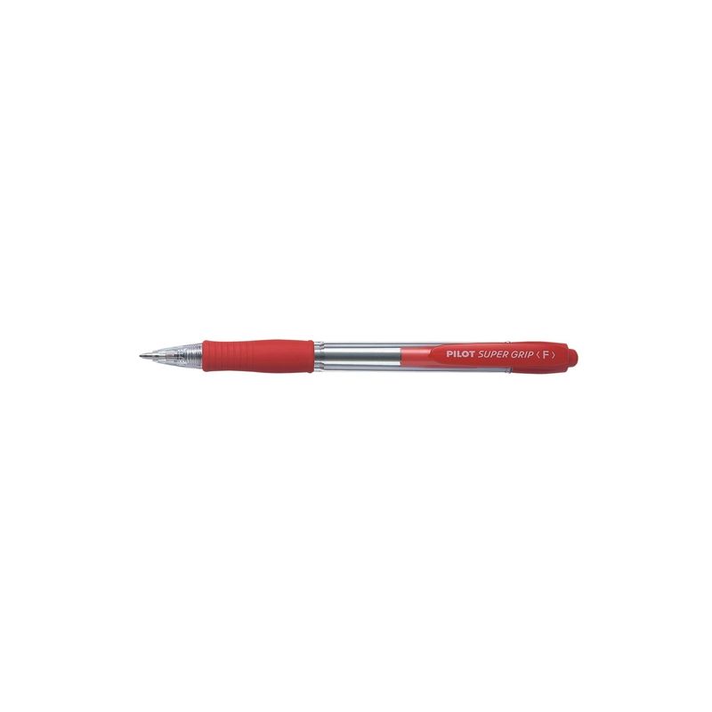 Pilot SUPER GRIP Penna Sfera scatto fine 0.7mm (Nero)