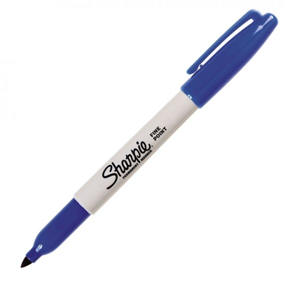 PENNARELLO SHARPIE PUNTA FINE BLU 