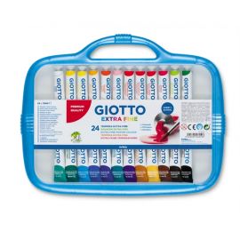 TEMPERA GIOTTO TUBO 4 ML12 COLORI 24 