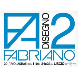 ALBUM DISEGNO FABRIANO F2 24X33 SQUADRATO FF20 G110