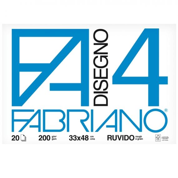 ALBUM DISEGNO FABRIANO F4 33X48 RUVIDO FF20 G220