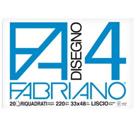 ALBUM DISEGNO FABRIANO F4 33X48 SQUADRATO FF20 G220