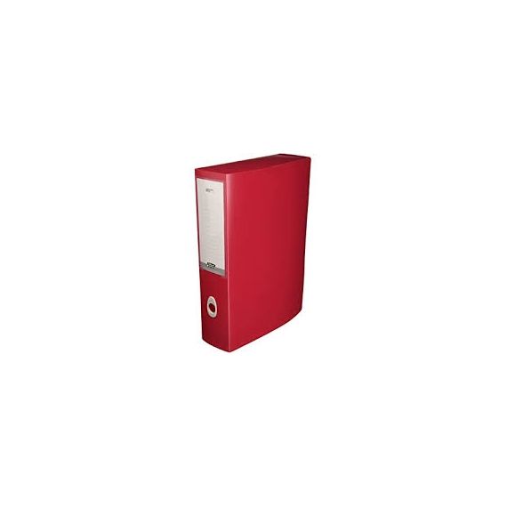 CARTELLA FELLOWES PLASTICA CON BOTTONE DORSO 8 ROSSO