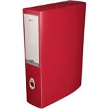 CARTELLA FELLOWES PLASTICA CON BOTTONE DORSO 8 ROSSO