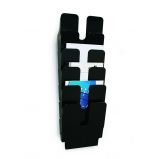 ESPOSITORE DURABLE FLEXIPLUS 6 A4 6 SCOMPARTI VERTICALE NERO