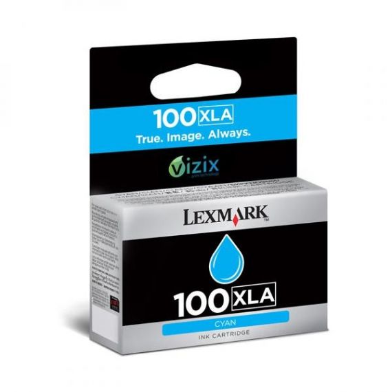 Lexmark Cartuccia inkjet alta resa 100XLA ciano 14N1093