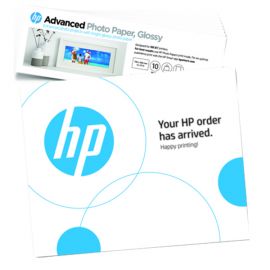 Hp Confezione da 10 fogli di carta fotografica HP Advanced, lucida, 250 g/m 4