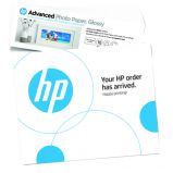 Hp Confezione da 10 fogli di carta fotografica HP Advanced, lucida, 250 g/m 4