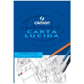 BLOCCO CANSON CARTA LUCIDA SATINATA F.TO A4 FF.10