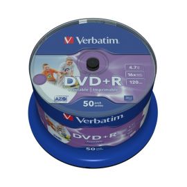 DVD+R VERBATIM CAMPANE 16X4,7 GB STAMPABILI CF.50 