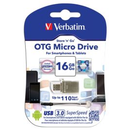 PEN DRIVE VERBATIM MICRO DRIVE OTG  16GB  USB 3.0 MICRO USB 