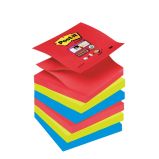 BLOCCO 3M POSTIT MM.76X76 SUPER STICKY COLORI BORA BORA ZNOTE