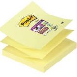 BLOCCO 3M POSTIT MM.76X76 FISARMONICA CANARY SUPER STICKY ZNOTE