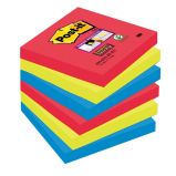 BLOCCO 3M POSTIT MM.76X76 SUPER STICKY COLORI  BORA BORA 