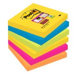 BLOCCO 3M POSTIT MM.76X76 SUPER STICKY COLORI  RIO DE JANEIRO 