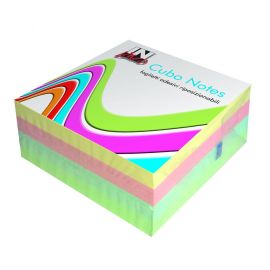 CUBO ADESIVO IN LINEA MM.76X76 FF400 COLORI PASTELLO